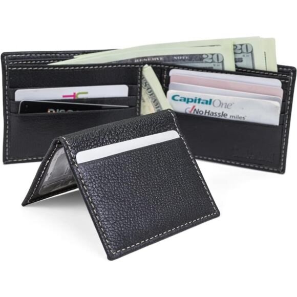 Timberland Men's Leather Passcase Security RFID Wallet, Black, One Size - Picture 6 of 7